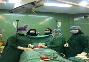 جراحی میومهای متعدد رحی و ساب موکوزال خانم 47 ساله با خونریزی در بیمارستان شهدا بناب